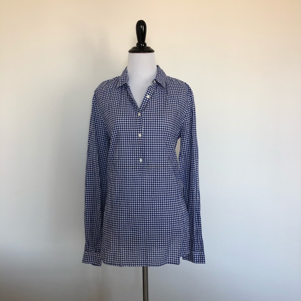 J. Crew gingham popover -   6T NWT